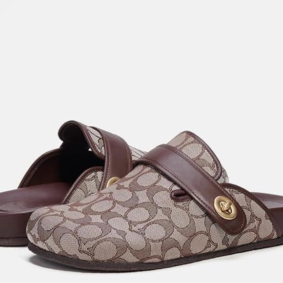 COACH⭐️ NWT✨ MENS SIGNATURE CLOGS🏷️SIZE 9 and 10 - Picture 4 of 9
